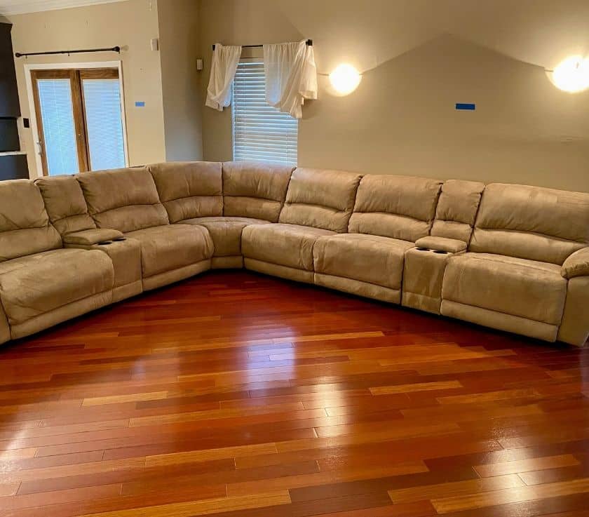 Hardwood and upholstery cleaning in a home in Wall Nj