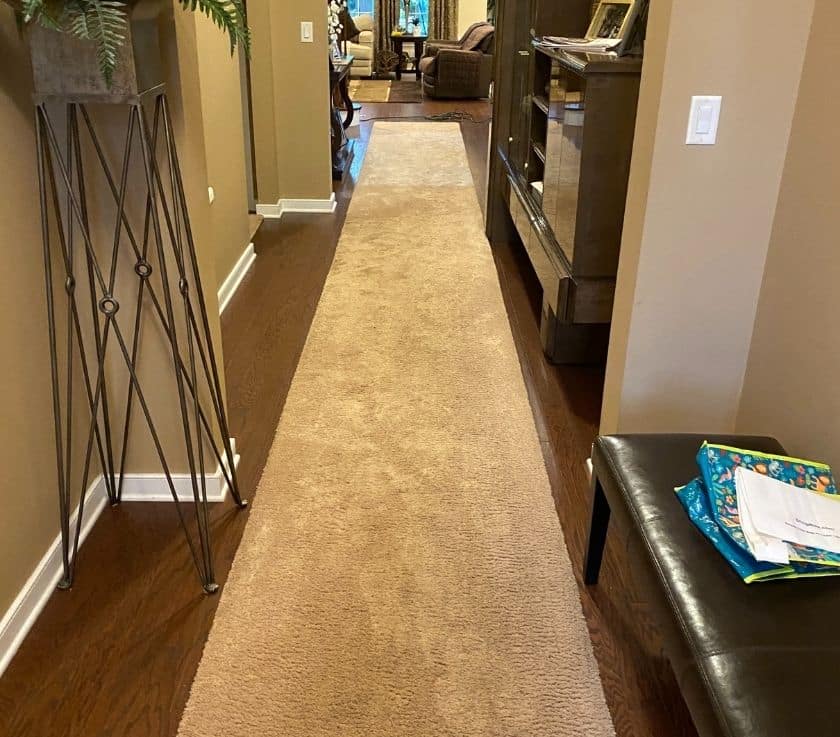 Runner Carpet Cleaning Results in Howell Township NJ